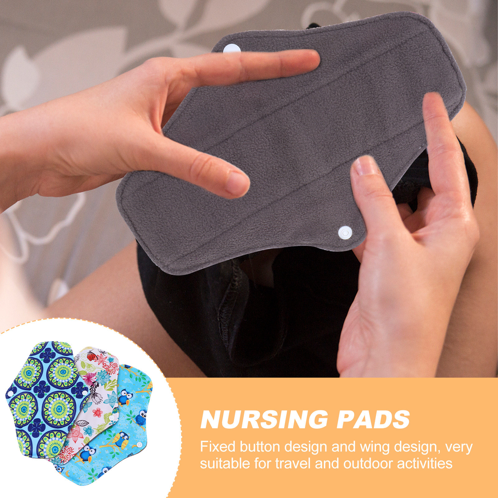Reusable Sanitary Pads Bamboo  - Cloth Pad Reusable avis et prix