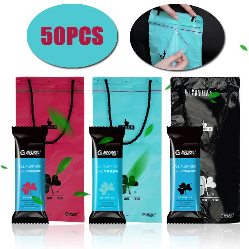 50 Pcs Car Disposable Trash Ba - Biodegradable Bin Liner avis et prix
