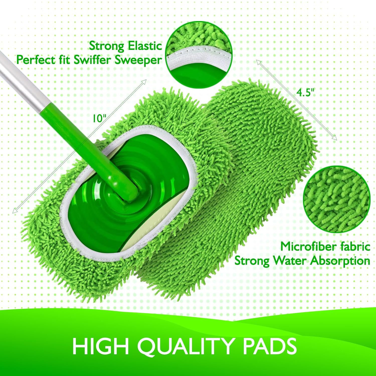 2 Pack Reusable Dry Sweeping C - Cloth Pad Reusable avis et prix